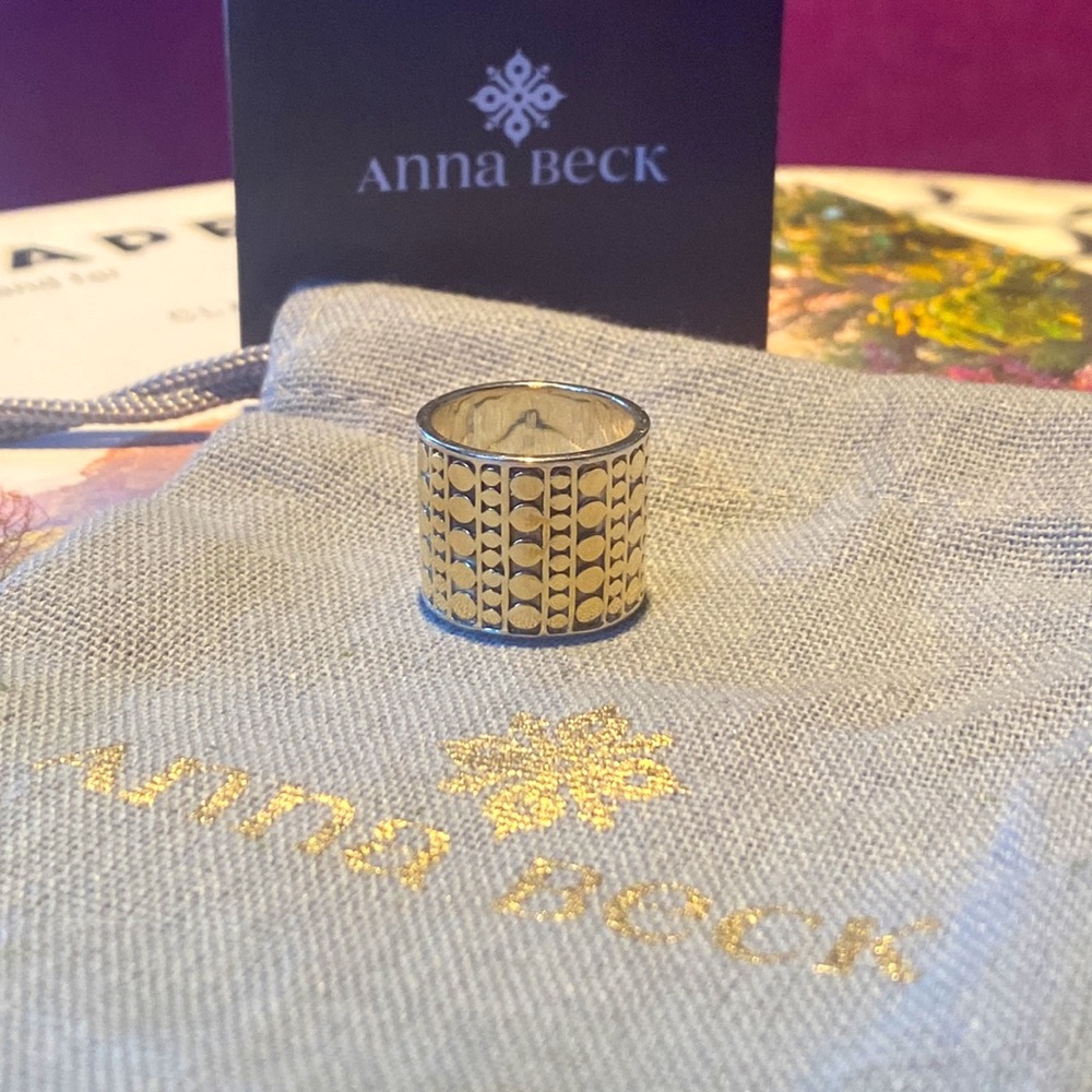 Anna Beck Cigar Band Ring Size 6